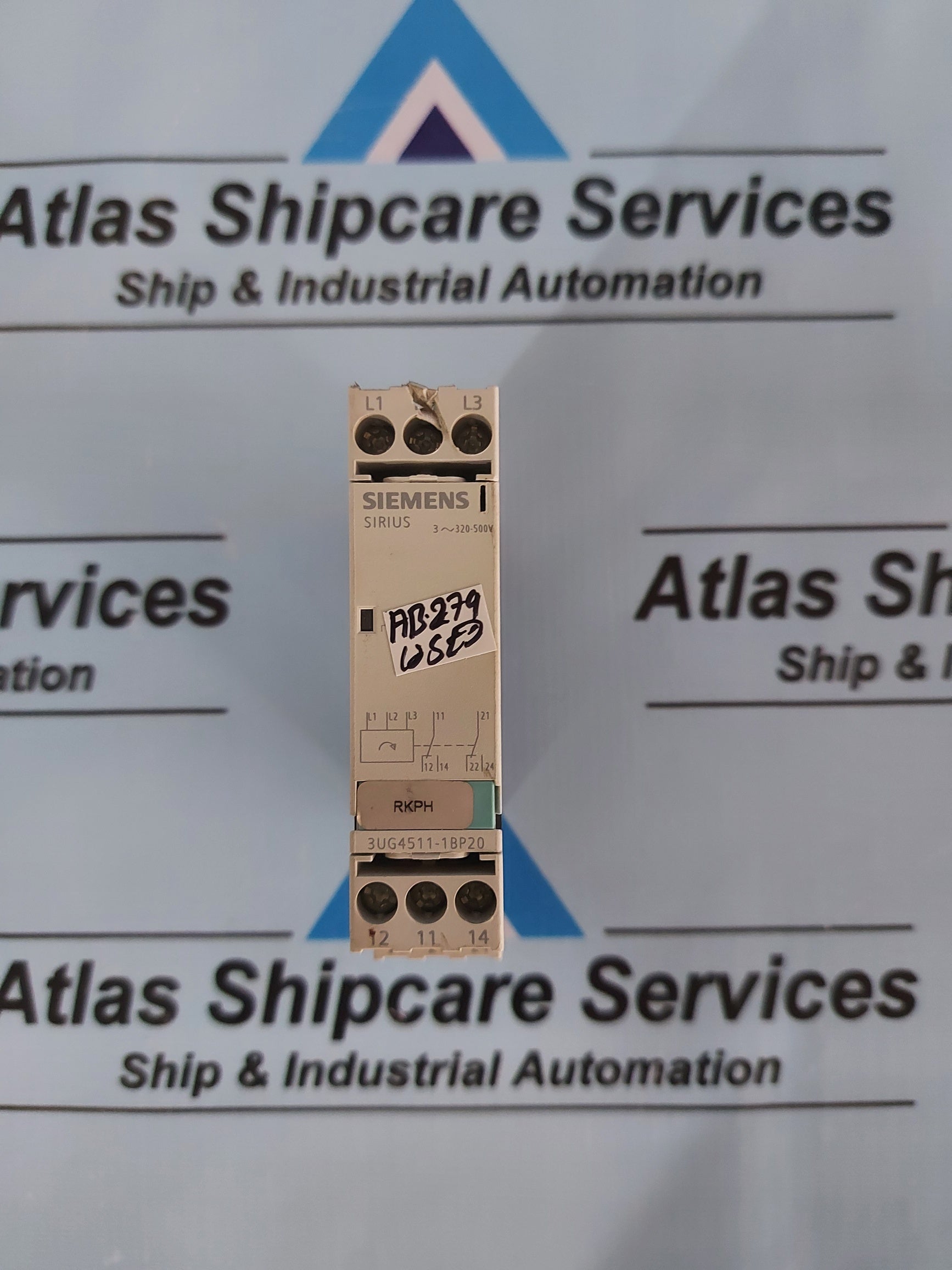 SIEMENS 3UG4511-1BP20 MONITORING RELAY THREE PHASE VOLTAGE INSULATION MONITOR